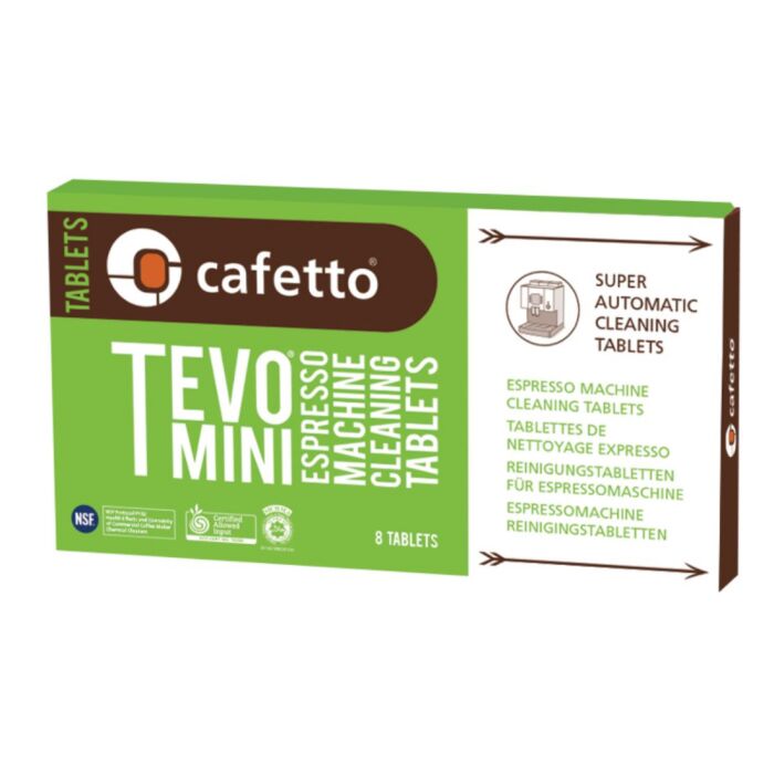 Cafetto Tevo Mini cleaning tablets, 8 tablets